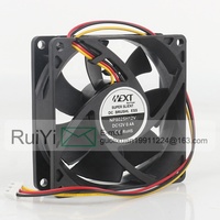 Ventilateur de refroidissement silencieux à trois fils NP8025H12V, convertisseur de fréquence, nouveau modèle NEXT 5V 24V 48V DC12V 0.4A AC EC 8025 80X80X25MM 8CM