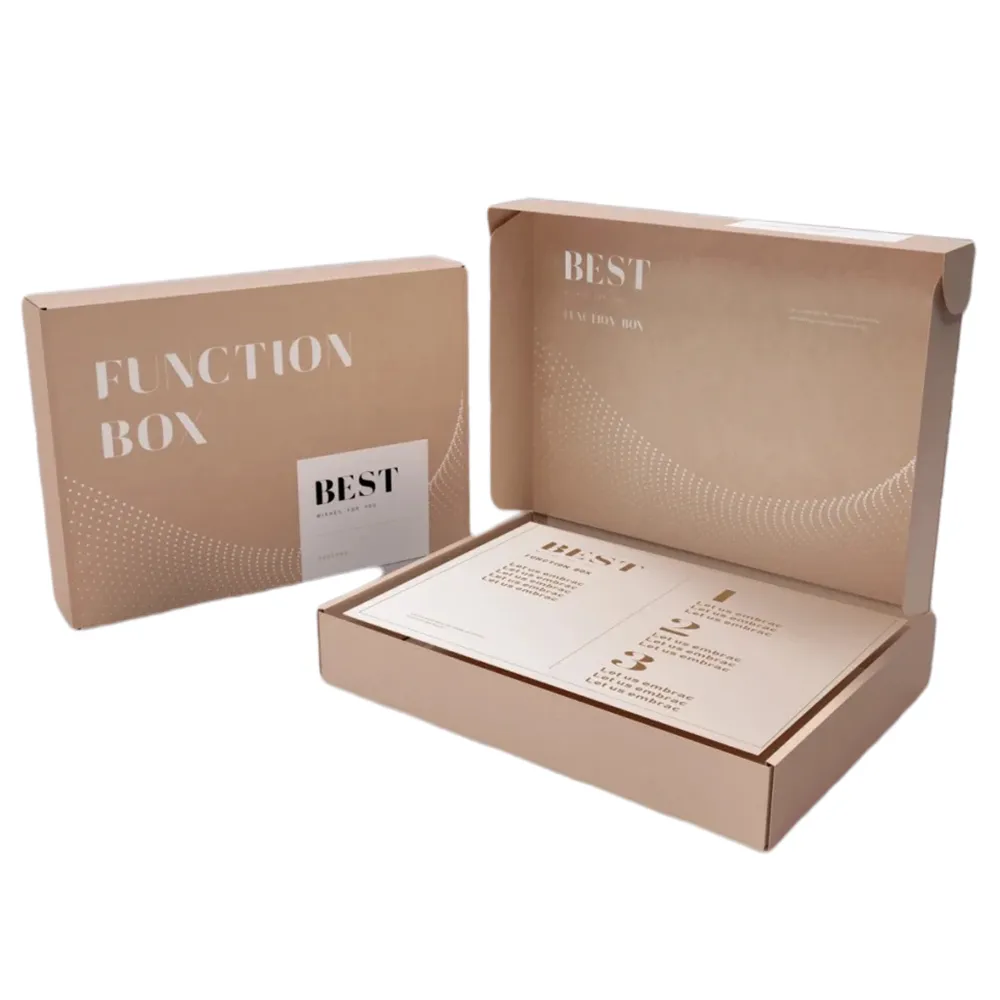 लैश विग कपड़ों की शॉपिंग पैकेजिंग के लिए टियर स्ट्रिप गिफ्ट बॉक्स के साथ लक्जरी मुद्रित कस्टम सेल्फ सीलिंग शिपिंग बॉक्स मेलर