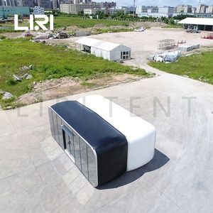 <span class=keywords><strong>Tenda</strong></span> Glamping Modulare Personalizzata 8M Multi-Stanza con Tettoia <span class=keywords><strong>Bianca</strong></span> <span class=keywords><strong>e</strong></span> Nera - Product Image 6