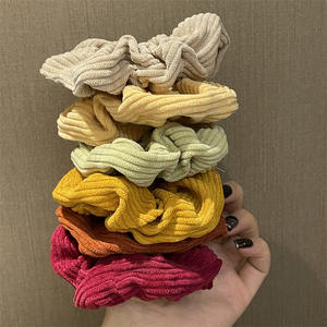 Coleteros de Pana para Mujer, Lazos Elásticos para el Cabello, Accesorios para Uso Diario, Estilo Moderno 2026 - Product Image 5