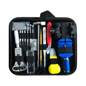 Kit de réparation de montres professionnel 147 pièces, tournevis multifonction et jeu d'outils à barrettes à ressort avec support OEM, garantie de 3 ans - Product Image 1