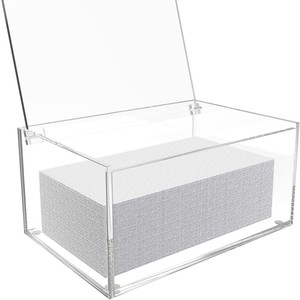 Boîte d'affichage personnalisée en acrylique écologique moderne transparente avec couvercle boîte-cadeau de revêtement UV exclusive transfrontalière - Product Image 4