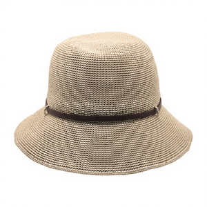 Chapeau bob en <span class=keywords><strong>raphia</strong></span> avec boucle de <span class=keywords><strong>ceinture</strong></span> - Style classique, léger, protection UV, chapeau de paille d'été pour femmes, idéal pour la plage et les voyages - Product Image 4