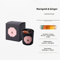 Bougie Cylindrique Artistique en Cire de Soja Parfumée à la Pierre de Cristal Noire pour Aromathérapie, Commande en Gros, Coffret Cadeau