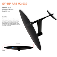 Nouvelle conception 2025 GY Hydrofoil ART V2 939 Planche de surf électrique à foil en fibre de carbone haute performance pour débutants 60-90cm