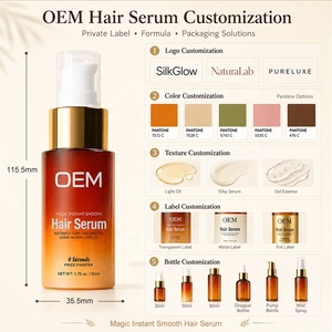 Suero Capilar Alisante Instantáneo Mágico de BonnieCo, Fórmula Sin Enjuague, Alisa en Cero Segundos, Anti-Frizz, Contra Puntas Abiertas, 50ml, OEM - Product Image 6