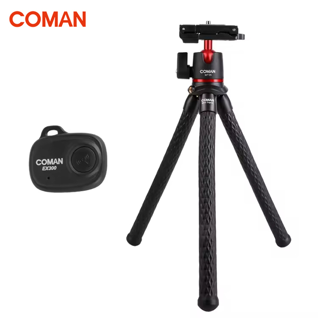 COMAN MT35 MT40 Selfie Action Video Camera Flexible Octopus Dslr Mobile Phone Tripod