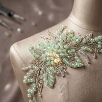 YAXI Modèle 294 Strass à coudre en époxy facetté de 4 mm, durables, écologiques et élégants, perles à 2 pointes pour robe de mariée et voile