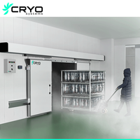 Chambre de congélation rapide haute capacité avec technologie de congélation rapide, moteur, panneaux PU/PIR pour usage commercial, préservation alimentaire