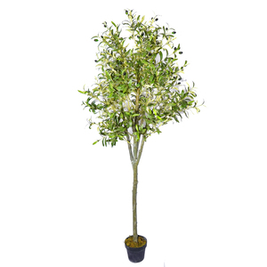 Árbol de <span class=keywords><strong>Olivo</strong></span> Artificial KagaJo <span class=keywords><strong>en</strong></span> <span class=keywords><strong>Maceta</strong></span>, Plástico Ignífugo Resistente a los Rayos UV, Tacto Natural Duradero, Uso <span class=keywords><strong>en</strong></span> Interiores y Exteriores, Altura de 80-320 cm - Product Image 4