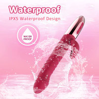 G-Punkt Rabbit Vibrator mit Heiz- und Stoßfunktion, Realistischer Vibrierender Dildo für Frauen, Teleskopischer Erwachsenen-Vibrator