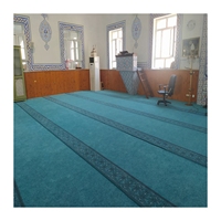 Tapis de prière de mosquée de haute qualité en poil coupé BCF, fabriqué en Chine, pour la Turquie