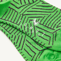 Calcetines de Vestir de Punto de Algodón Egipcio Verde Otoño para Mujer, Personalizados, Sin Costuras, Antibacterianos, Logran un Brillo Sedoso Diario