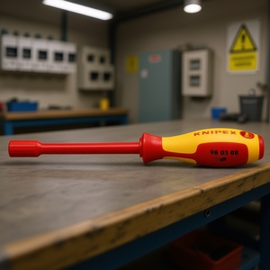 ประแจหกเหลี่ยมไนเพ็กซ์พร้อมด้ามไขควง 98 03 08 แบบหุ้มฉนวนสำหรับใช้งานด้านไฟฟ้า - Product Image 3