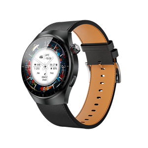 Montre connectée DF SK7Mini pour femme, écran IPS, bracelet en cuir, Android, trois montres, appels, assistant vocal, paiement, musique, lampe de poche - Product Image 3