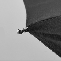 Parapluie classique à trois plis coupe-vent Fine Ocean, ouverture entièrement automatique, diamètre 105 cm, pour cadeaux promotionnels, logo personnalisé