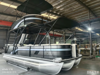 Meilleur bateau ponton à double pont personnalisable Allsea de 25 pieds, yacht de luxe, nouveau bateau de passagers et bateau de fête, bateau de tourisme avec toboggan