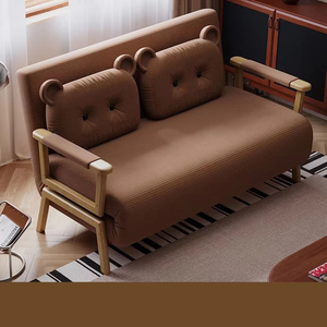 <span class=keywords><strong>Canapé</strong></span>-lit pliant simple, double usage, multi-usage, petit appartement, salon, chambre, usage domestique, structure métallique - Product Image 3