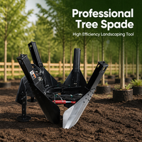 Transplanteur d'arbres robuste avec moteur et engrenages pour l'aménagement paysager, la transplantation en pépinière et le relocalisation d'arbres (Excavatrice 1,5+ tonnes)
