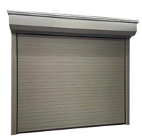 Puerta Enrollable Automática HC, Puerta Enrollable de Acero, Puerta Enrollable de Acero Resistente al Viento, Ventanas Personalizables