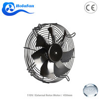 Ventilateur axial industriel IP44, lame en acier ignifuge, ventilateur d'évacuation pour le refroidissement des ateliers et des usines