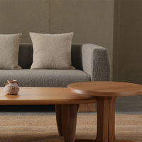 Canapé en bois massif au design moderne pour la maison, l'hôtel, la villa, le salon, base de canapé en tissu cachemire, canapé simple en velours, ensemble de canapés deux places