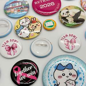 ป้ายโลหะกลมพิมพ์โลโก้แบบกำหนดเองคุณภาพสูง - Product Image 4