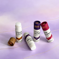 Tube en papier Kraft Push-up biodégradable pour emballage de déodorant solide et baume naturel