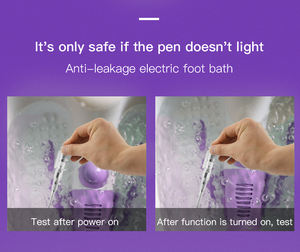 Máquina de Masaje de Pies Multifuncional Relajante con Luz para Pedicura <span class=keywords><strong>Shiatsu</strong></span>, Baño de Pies con Calor, Vibrador - Product Image 3