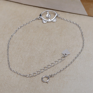 Bracelet en argent S925 avec perle de zodiaque tigre DIY pour femmes, personnalisé, 5-6 accessoires de bijoux, 4945 - Product Image 5