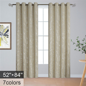 Zhonghua eleganti rami lamina stampa <span class=keywords><strong>tende</strong></span> oscuranti 52 ''* 84'' riduzione del rumore per soggiorno camera <span class=keywords><strong>da</strong></span> letto mantovane - Product Image 2