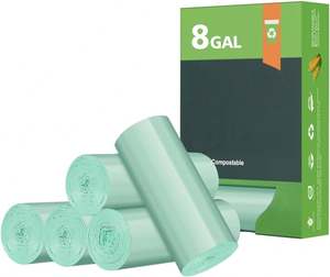 ถุงขยะ PBAT PLA สำหรับบรรจุภัณฑ์ในครัวเรือน ขนาด 20 ลิตร จากโรงงานจีน ขายส่ง - Product Image 1