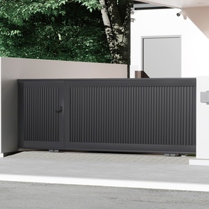 Puerta Corredera Eléctrica Inteligente de Aleación de Aluminio con Reconocimiento Facial, Control Remoto, Diseño Moderno, Garantía de 3 Años <span class=keywords><strong>para</strong></span> <span class=keywords><strong>Portones</strong></span> de Patio - Product Image 5