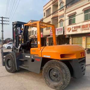 מלגזה דיזל משומשת TCM 100 10 טון במצב טוב וביצועים גבוהים, מלגזה TCM FD100 למכירה - Product Image 4