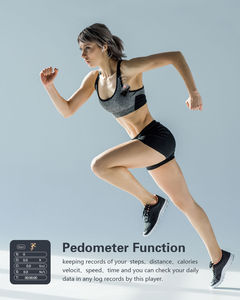 Reproductor MP3 con Pantalla Táctil y Huella Dactilar Directo de Fábrica, BT 5.0, Radio FM, Grabadora de Voz, Compatible con Tarjeta TF de 32GB, Reproductor de Música Portátil - Product Image 4