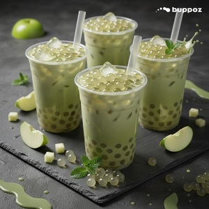 Thé à bulles pour voitures, vert Apple Popping Boba - Product Image 5
