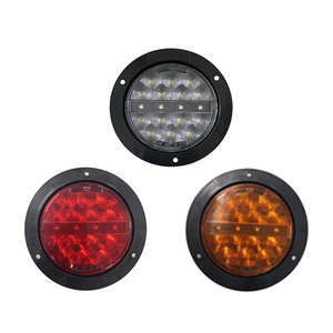 OVOVS-Feu arrière de camion rond étanche de 4 pouces, feux de freinage, feux arrière, feux arrière de remorque ronds de 4 pouces - Product Image 1