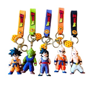 Vente en gros Porte-clés Anime <span class=keywords><strong>Dragon</strong></span> Mignon Boule Porte-clés Caoutchouc Mignon Porte-clés en silicone - Product Image 1