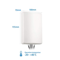 Antenne Panneau WiFi 5G 4G Omnidirectionnelle Double Bande 50 Km Longue Portée, Dispositif Amplificateur Externe MIMO, Routeur Extérieur LTE 5GHz 2G GSM