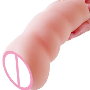 Mainan seks Masturbator pria Logo kustom boneka cinta Vagina Masturbator untuk pria