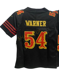 2025 Bán Buôn Rivalries Bộ Sưu Tập Phụ Nữ Thanh Niên 85 Kittle 19 <span class=keywords><strong>Samuel</strong></span> 23 Mccffrey 13 Purdy Khâu Bóng Đá <span class=keywords><strong>M</strong></span>ỹ Jersey - Product Image 2