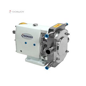 Pompe rotative à lobes en acier inoxydable Donjoy pour sirop à haute viscosité et chocolat, pompe à engrenages - Product Image 3