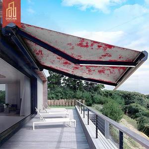 Auvent rétractable électrique moderne en alliage d'aluminium, résistant au vent, durable, <span class=keywords><strong>pour</strong></span> devanture de magasin, balcon, usage domestique, auvent cassette complet - Product Image 1