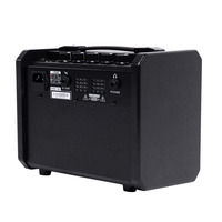 Amplificateur de guitare basse 20W Portable électrique basse Combo Amp petit pour basse pratique Amp intérieur extérieur, noir