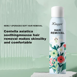Özel etiket 120ml doğal ağrısız tüy dökücü sprey Creme Epilatoire dökün Homme Et Femme epilasyon sprey - Product Image 3
