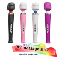 YEYI Leistungsstarker USB-Vibrator für Frauen, Großer Erwachsenen-Vibrator mit Starkem Schock, 10 Geschwindigkeiten, 50dB