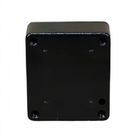 Boîtier de jonction électrique extérieur étanche IP65 en aluminium moulé sous pression noir anti-poussière MythEle pour électronique de circuits imprimés