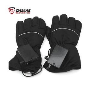 Guantes calefactables eléctricos negros, impermeables, con batería recargable de 2600mAh, con pantalla táctil, para invierno, para esquiar y ciclismo - Product Image 3