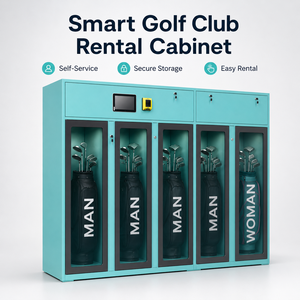 24/7 Smart Golf <b>Club</b> Rental Machine for <b>Driving</b> Range Clubhouse and Resort Use Secure <b>Club</b> Storage Fast Self-service - Product Image 6
