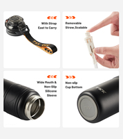 Thermos isotherme personnalisé de 500 ml en acier inoxydable 316, bouteille d'eau sous vide pour une utilisation promotionnelle en extérieur et en intérieur